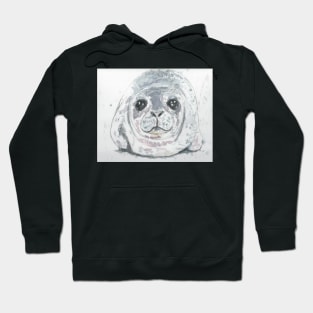 Baby Seal portrait Hoodie